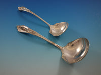 Rose Point by Wallace Sterling Silver Flatware Set for 8 Service 41 pcs Dinner
