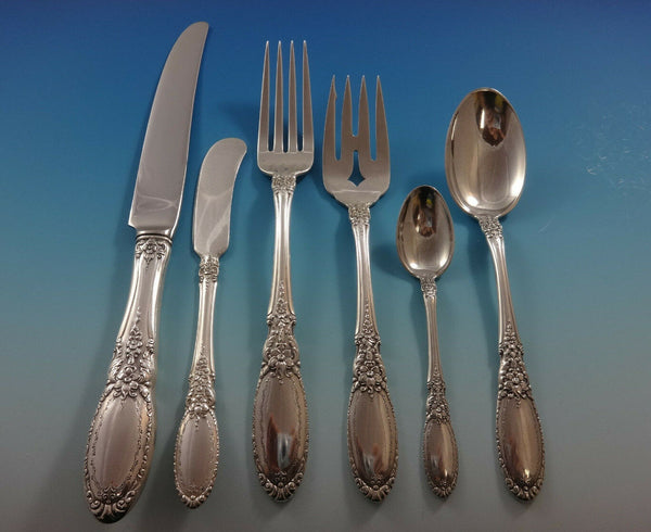 Old Mirror by Towle Sterling Silver Flatware Service for 8 Set 52 Pieces