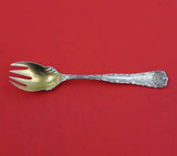 Wave Edge by Tiffany and Co Sterling Silver Ice Cream Fork Fluted Shoulders GW
