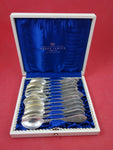 Continental by Georg Jensen Sterling Silver Demitasse Spoon Set 12pc 4 1/4"