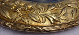 Repousse by Kirk Sterling Silver Vermeil Gold Charger Plate #36 11" #2711