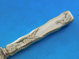 Lap Over Acid Etched by Tiffany Sterling Silver Dessert Knife Vermeil Fan Shells