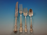 Princess Elizabeth by National Sterling Silver Flatware Set 8 Service 62 Pieces