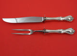 Rose Cascade by Reed and Barton Sterling Silver Steak Carving Set 2pc HH WS