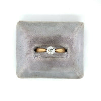 14k Gold Antique 1/2 Carat European Cut Genuine Natural Diamond Ring (#J5352)