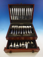 Stradivari by Wallace Sterling Silver Flatware Set For 12 Service 75 Pieces