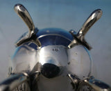 Swedish Sterling Silver Muffineer c.1940 7 1/2" Tall x 2" 8 ozt. (#5556)