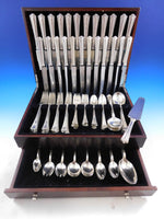 Chesterfield by International Sterling Silver Flatware Set 12 Service 136 pieces