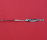 Dresden by Whiting Sterling Silver Lettuce Gold Washed Pierced 9" Serving