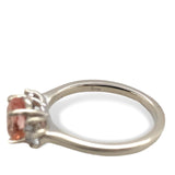 14k Gold 1.19ct Precious Genuine Natural Topaz and .17ct Diamond Ring (#J7113)