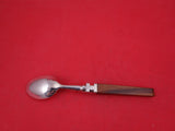 Ingrid by Alain Saint Joanis Silver Plate Place Soup Spoon w/rosewood handle 8"