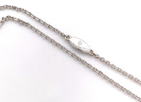 14k Gold Filigree Genuine Natural Rock Crystal Diamond Pendant w/ Chain (#J6499)