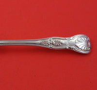 Kings by George Adams English Sterling Silver Dessert Spoon w/Crest Crown 7 1/8"