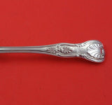 Kings by George Adams English Sterling Silver Dessert Spoon w/Crest Crown 7 1/8"