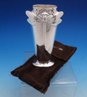 Christofle Silverplate Vase with Dragonfly in Original Box 6" x 3" (#8163)