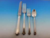 Georgian Colonial Wallace Sterling Silver Flatware Set 12 Service 72 Pc Dinner