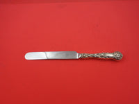 Bridal Rose by Alvin Sterling Silver Dinner Knife Blunt Sheffield Blade 9 3/4"