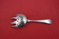 Old French by Gorham Sterling Silver Fish Serving Fork large pierced 8 1/2"