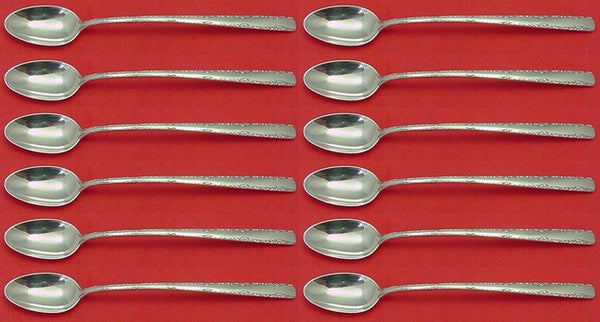 Camellia by Gorham Sterling Iced Tea Spoon Set 12 pieces 7 1/2"