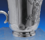 William Gale and Son Coin Silver Baby Cup Chased Repoussed Flowers (#8881)