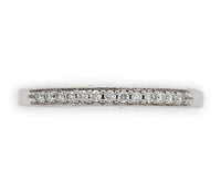 14k White Gold Scott Kay Genuine Natural Diamond Wedding Band Size 6.5 (#J6907)