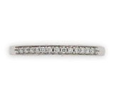 14k White Gold Scott Kay Genuine Natural Diamond Wedding Band Size 6.5 (#J6907)