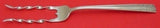 Chapel Bells by Alvin Sterling Silver Baked Potato Fork Large Custom Made 8 3/4"