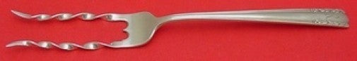 Chapel Bells by Alvin Sterling Silver Baked Potato Fork Large Custom Made 8 3/4"