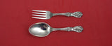 Francis I by Reed and Barton Old Sterling Silver Baby Set 2-pc  4 5/8"