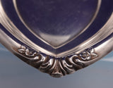 Rose Point by Wallace Sterling Silver Candy Dish Heart Shape #4630 (#9130)