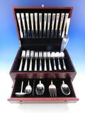 Golden Scroll by Gorham Sterling Silver Flatware Set Place size Service 55 Pcs