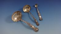 Bridal Rose by Alvin Sterling Silver Flatware Set For 8 Service 57 Pieces