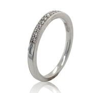 14k White Gold Scott Kay Genuine Natural Diamond Wedding Band Size 6.5 (#J6907)