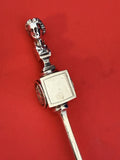 Bust by Gorham Sterling Silver Cracker Scoop Figural GW on cube 8 3/4" no mono