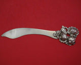 Shiebler Sterling Silver Paper Knife with 3-D Roses #467 8 1/4" Figural