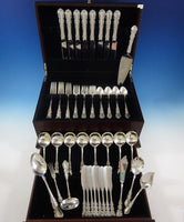 Georgian Rose by Reed & Barton Sterling Silver Dinner 8 Flatware Set 55 Pieces