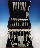 Georgian Rose by Reed & Barton Sterling Silver Dinner 8 Flatware Set 55 Pieces
