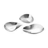 Indulgence by Georg Jensen Mirror Stainless Steel Condiment Bowls 3pc Set - NOS
