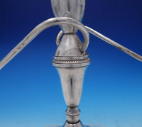 Duchin Creations Sterling Silver Candelabra Single 3-Light Gadroon Border #3849