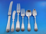 Basket of Flowers by Geblein Sterling Silver Flatware Set Service 96 pcs Dinner