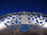 Italian 800 Silver Fruit Bowl with Engraved and Pierced Floral Designs (#4291)