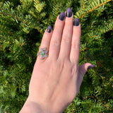 14k Yellow Gold 1.50 Carat TW Diamond Ring Bouquet of Flowers Size 6 (#J7015)