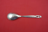 Acorn by Georg Jensen Sterling Ice Cream Spoon teardrop bowl w/ GI Mark 5 1/2"