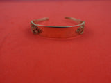 Florentine Lace By Reed and Barton Sterling Silver Bracelet Cuff 2 1/2" x 2"