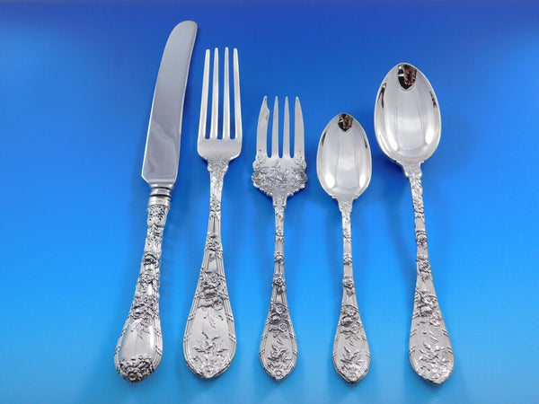 Dauphin by Gorham Durgin Sterling Silver Flatware Service 8 Set 40 pcs Dinner