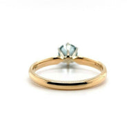 14k Yellow Gold .95ct Blue Genuine Natural Montana Sapphire Ring (#J5524)