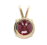 14k Yellow Gold 4.54 Carat Rhodolite Genuine Natural Garnet Pendant (#J7454)