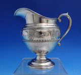 Rose Point by Wallace Sterling Silver Sugar Creamer GW with Tray 3pc (#8603)