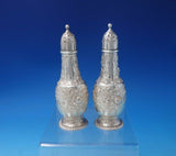 Repousse by Tiffany and Co Sterling Silver Salt Pepper Shaker Set 2pc (#5136)