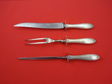 Fiesta by Hallmark Sterling Silver Steak Carving Set 3-pc knife 10" fork 9"